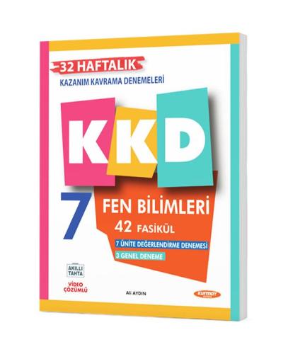 Kurmay Yayınları 7 Fen Bilimleri Haftalık Kazanım Kavrama Denemeleri