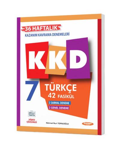 Kurmay Yayınları 7 Türkçe Haftalık Kazanım Kavrama Denemeleri