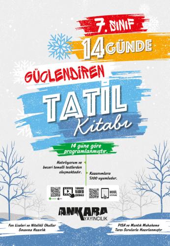 7. Sınıf 14 Günde Güçlendiren Tatil Kitabı Ankara Yayıncılık Komisyon