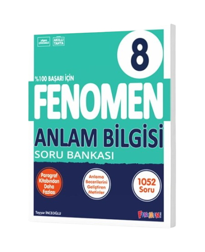 Fenomen Yayınları 8.Sınıf Anlam Bilgisi Soru Bankası