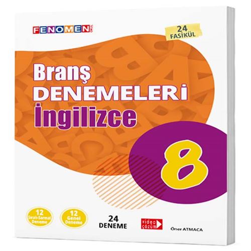 8 FENOMEN DENEMELER İNGİLİZCE (24 DENEME) Fenomen Komisyon