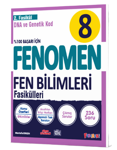 8 FENOMEN FEN BİLİMLERİ 2.FASİKÜL (DNA VE GENETİK KOD) Fenomen Komisyo