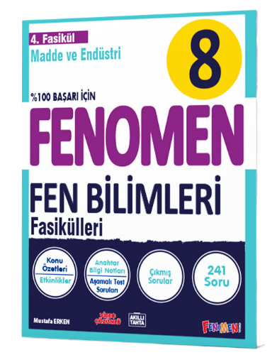 8 FENOMEN FEN BİLİMLERİ 4.FASİKÜL (MADDE VE ENDÜSTRİ) Fenomen Komisyon