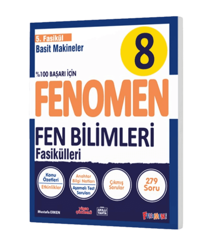 8 FENOMEN FEN BİLİMLERİ 5.FASİKÜL (BASİT MAKİNELER) Fenomen Komisyon