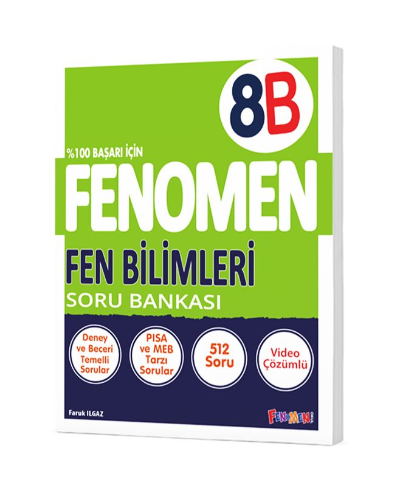 8 FENOMEN FEN BİLİMLERİ (B) SORU BANKASI Fenomen Komisyon