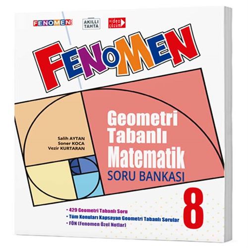 8 FENOMEN GEOMETRİ TABANLI MATEMATİK SORU BANKASI Fenomen Komisyon