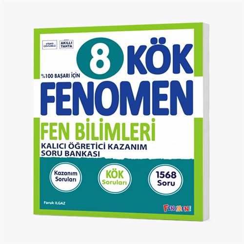 Fenomen Yayınları 8.Sınıf Kök Fen Bilimleri Soru Bankası