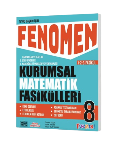 Fenomen Yayınları 8.Sınıf Kurumsal Matematik Fasikülleri