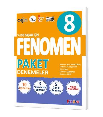 8 FENOMEN TÜM DERSLER PAKET DENEMELER (10 DENEME) Fenomen Komisyon