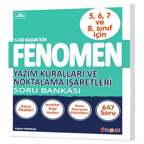 Fenomen Yayınları Yazım Kuralları Ve Noktalama İşaretleri Soru Bankası