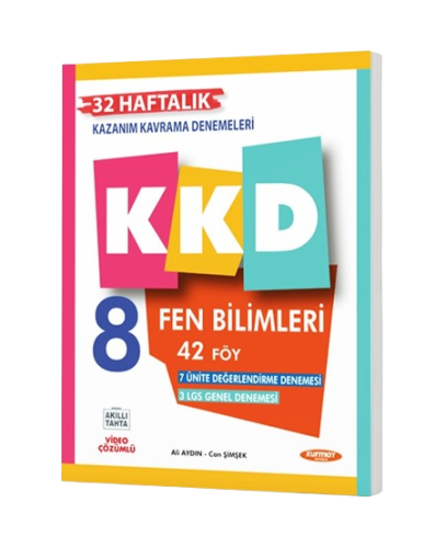 Kurmay Yayınları 8 Fen Bilimleri Haftalık Kazanım Kavrama Denemeleri