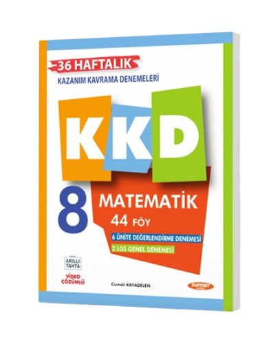 Kurmay Yayınları 8 Matematik Haftalık Kazanım Kavrama Denemeleri