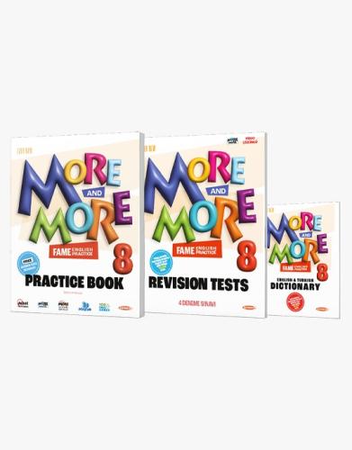 8 More&More Practıce Book & Dıctıonary & Revısıon Tests (3 Lü Set)