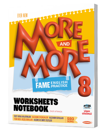 8 MORE&MORE WORKSHEETS NOTEBOOK Kurmay Komisyon