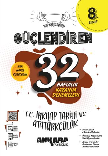 8. Sınıf Güçlendiren 32 Haftalık T.C İnkılap Tarihi Ve Atatürkçülük Ka