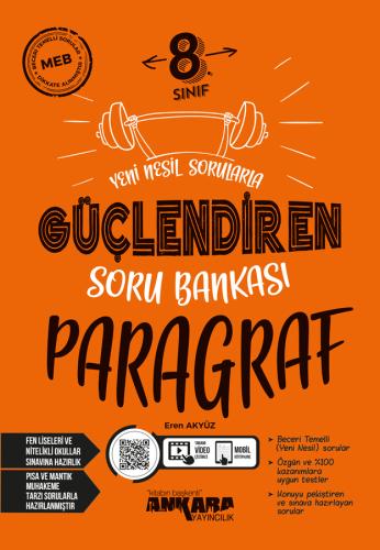 8. Sınıf Paragraf Güçlendiren Soru Bankası Ankara Yayıncılık Komisyon