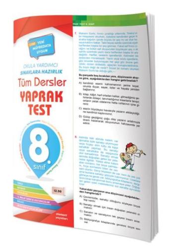 8. Sınıf Tüm Dersler Yaprak Test %20 indirimli Komisyon