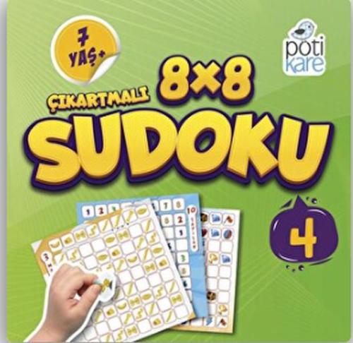 8X8 Çıkartmalı Sudoku 7+ (4) %13 indirimli Eda Serdaroğlu Daş