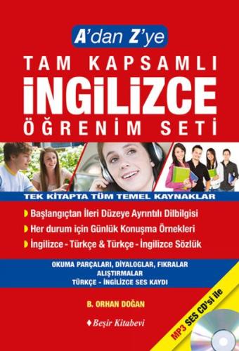 A'dan Z'ye Tam Kapsamlı İngilizce Öğrenim Seti %20 indirimli B. Orhan 