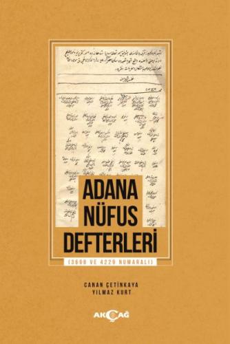 Adana Nüfus Defterleri %15 indirimli Canan Çetinkaya