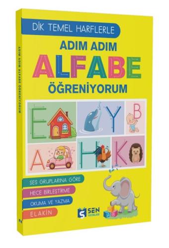 Adım Adım Alfabe Öğreniyorum (Dik Temel Harflarle) %17 indirimli Yusuf