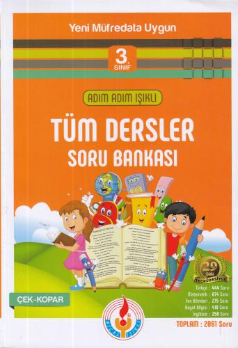 Adım Adım Işıklı 3.Sınıf Tüm Dersler Soru Bankası (Yeni) Kolektif