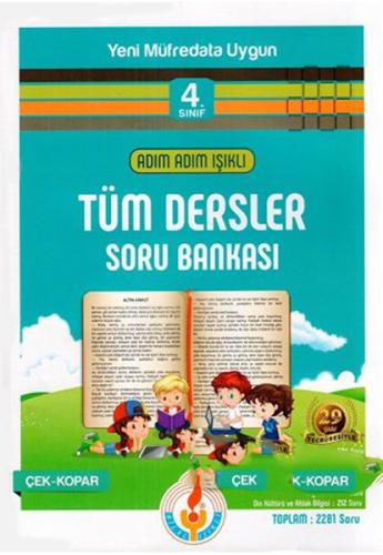 Adım Adım Işıklı 4. Sınıf Tüm Dersler Soru Bankası (Yeni) Kolektif