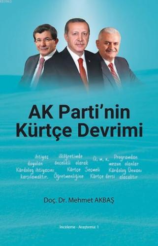 AK Parti'nin Kürtçe Devrimi %17 indirimli Mehmet Akbaş