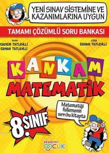 Akademi Çocuk 8. Sınıf Kankam Matematik Tamamı Çözümlü Soru Bankası Er