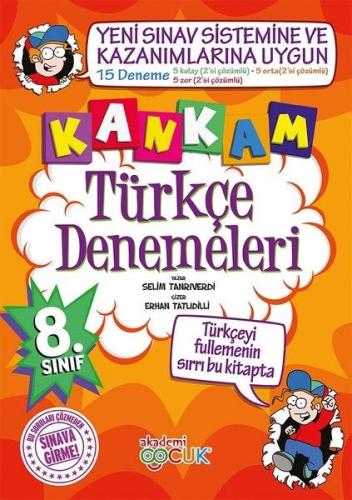 Akademi Çocuk 8. Sınıf Kankam Türkçe Denemeleri Selim Tanrıverdi