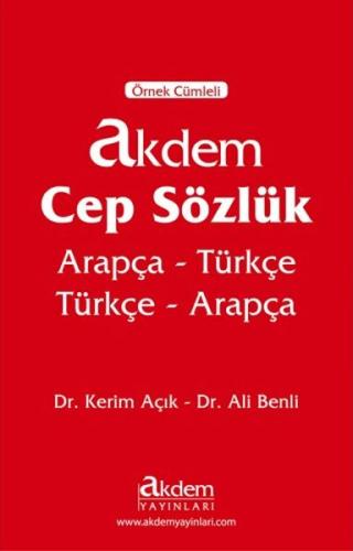 Akdem Cep Sözlük (Arapça Türkçe-Türkçe Arapça) %13 indirimli Kerim Açı