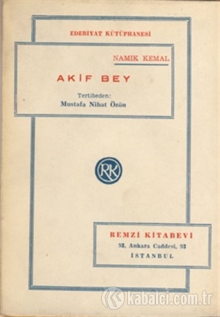 Akif Bey Namık Kemal