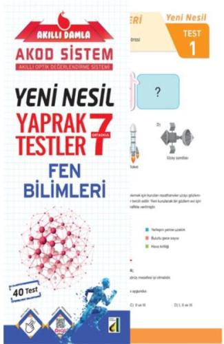 Akıllı Damla Fen Bilimleri Yeni Nesil Yaprak Testler-7. Sınıf %25 indi