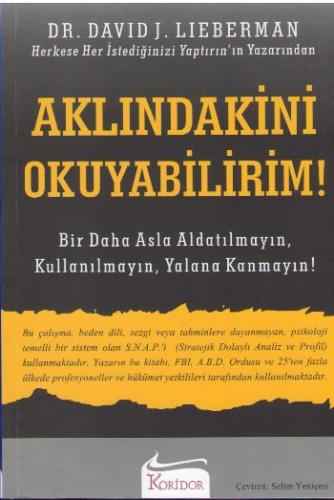 Aklındakini Okuyabilirim! David J. Lieberman