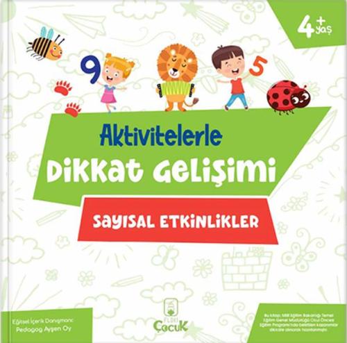 Aktivitelerle Dikkat Gelişimi - Sayısal Etkinlikler %15 indirimli Peda