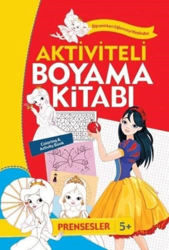 Aktiviteli Boyama Kitabı 5 Yaş - Prensesler Turuncu Kitap %30 indiriml