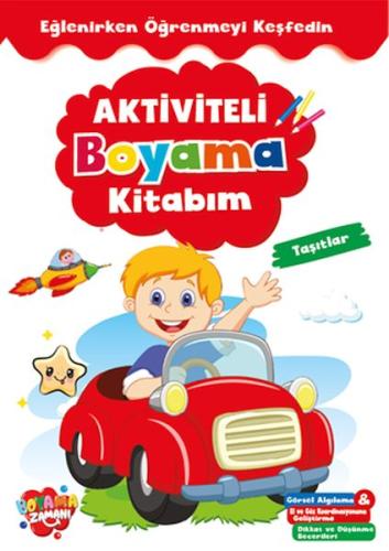 Aktiviteli Boyama Kitabı Taşıtlar %25 indirimli