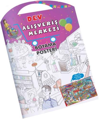 Alışveriş Merkezi Dev Boyama Posteri %23 indirimli