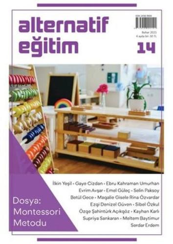 Alternatif Eğitim Dergisi 14.Sayı Montessori Metodu %15 indirimli Komi