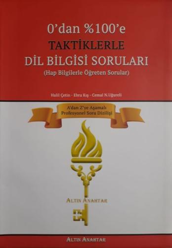 Altın Anahtar 0'dan %100'e Taktiklerle Dil Bilgisi Soruları (Yeni) Hal