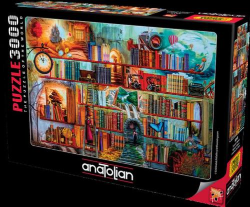 Anatolian Gizemli Kitaplık/ Mystery Writers 3000 Parça Puzzle