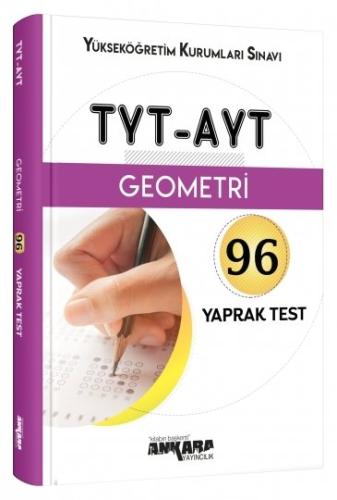 Ankara TYT - AYT Geometri 96 Yaprak Test (Yeni) Ahmet Metuşlah Dalkıra