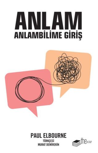 Anlam: Anlambilime Giriş %20 indirimli Paul Elbourne