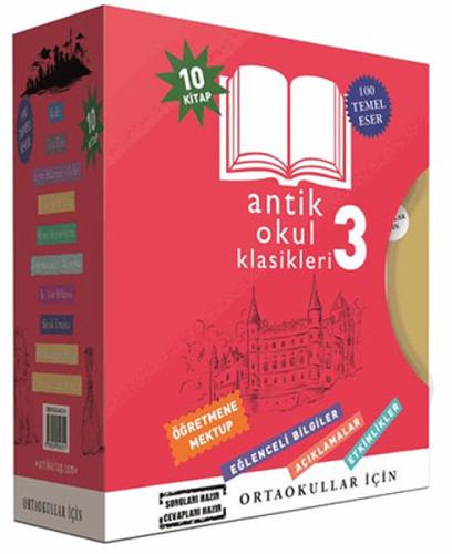 Antik Okul Klasikleri Set 3 - 10 Kitap Takım Evliya Çelebi