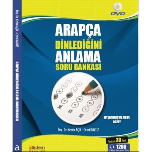Arapça Dinlediğini Anlama Soru Bankası (DVD'li) Ciltli %13 indirimli K