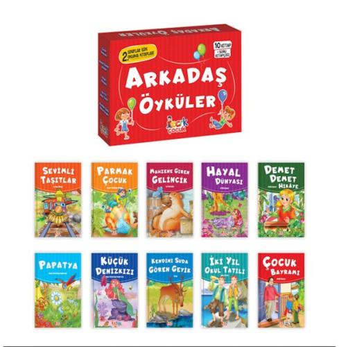 Arkadaş Öyküler - (10 Kitap+Soru Kitapçığı) %20 indirimli Kolektif