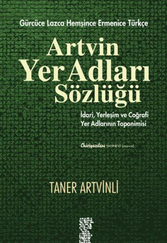 Artvin Yer Adları Sözlüğü Taner Artvinli