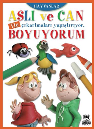 Aslı ve Can ile Çıkartmaları Yapıştırıyor, Boyuyorum - Hayvanlar %15 i