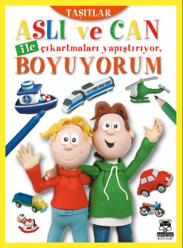 Aslı ve Can ile Çıkartmaları Yapıştırıyor, Boyuyorum - Taşıtlar %15 in