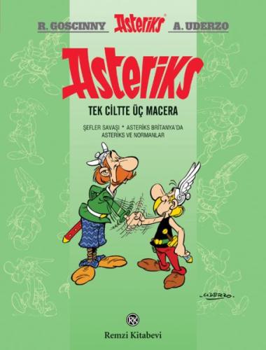 Asteriks - Tek Ciltte Üç Macera - Ciltli Rene Goscinny